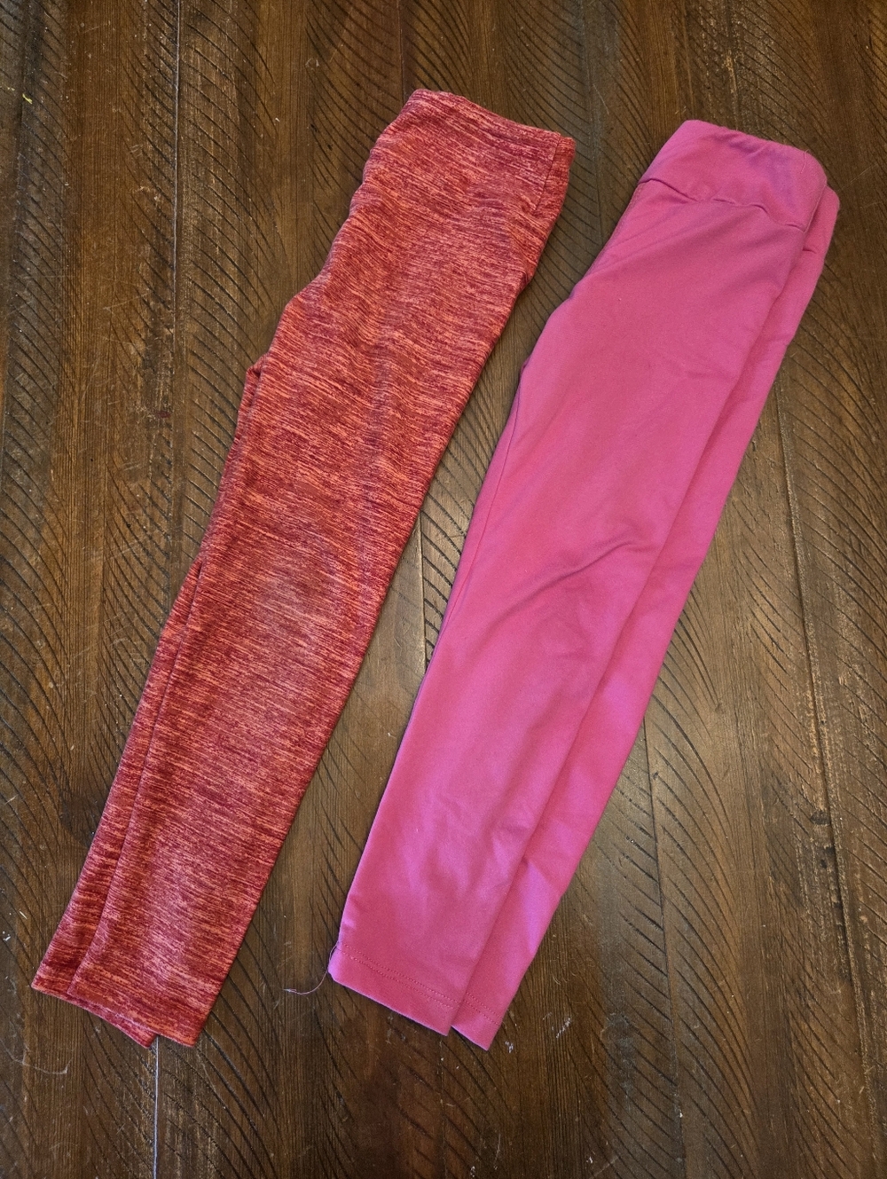 Girls' S/M Pink Active LuLaRoe Leggings - Pack of 2